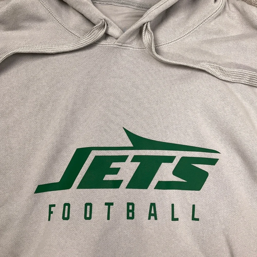 Nike New York Jets Sweatsuit Men XL Gray NFL Inactive 7 Team Issue Hoodie Jogger